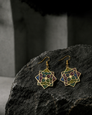 گوشواره طرح پنجره های عمارت